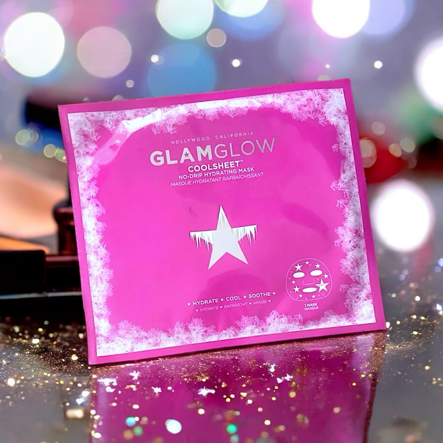 Glamglow Coolsheet No-Drip Hydrating Sheet Mask Brand New In Package