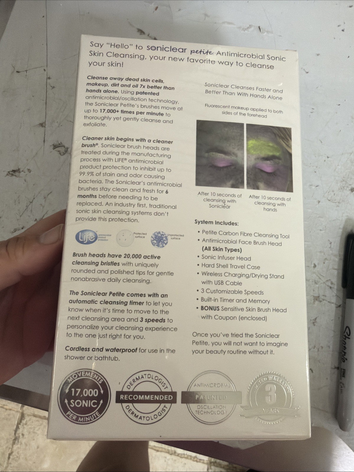 Michael Todd Beautry Soniclear Petite Antimicrobial Skin Cleansing System Sealed