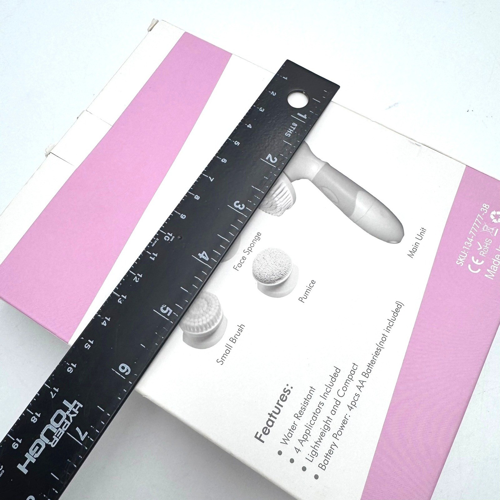 ELECHOMES NEW EB101 Waterproof Skin Cleaning System Facial Brush 4 Applicators