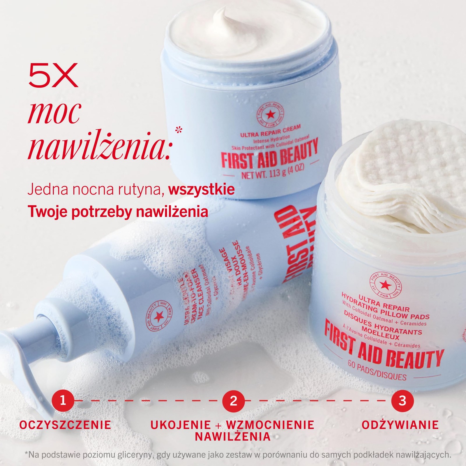 First Aid Beauty Ultra Gentle Cream-to-Foam Facial 2 Ounce (Pack of 1), New