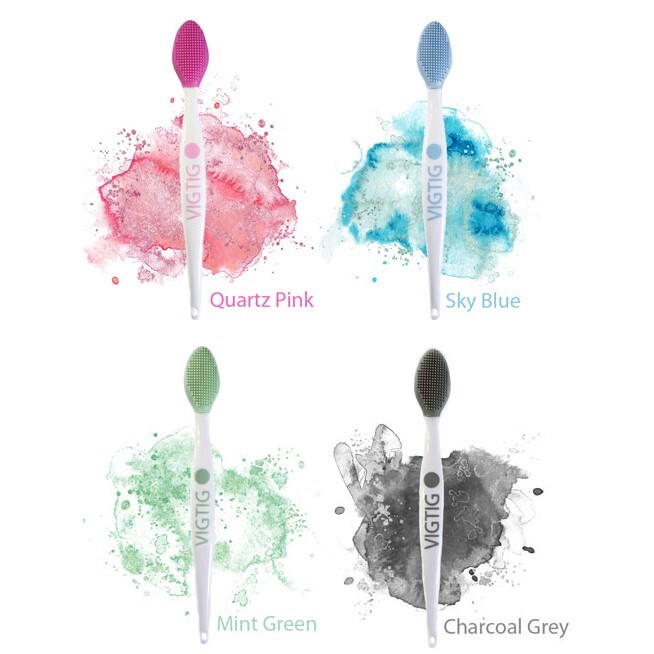 Set of 16 Facial Cleansing Brush, 2 in 1 Silicone Face Mask Scrubber Exfoliating