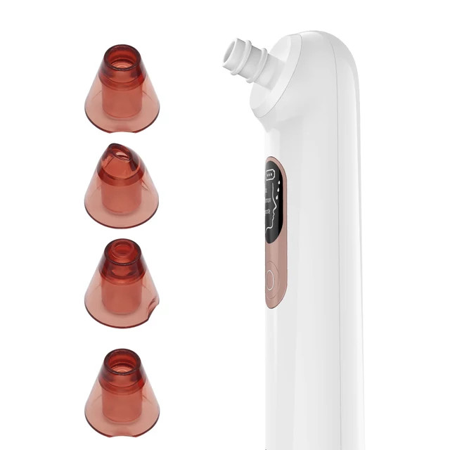 Blackheads Remover Facial Skin Pore Acne Remover Rechargeable 4 Suctions