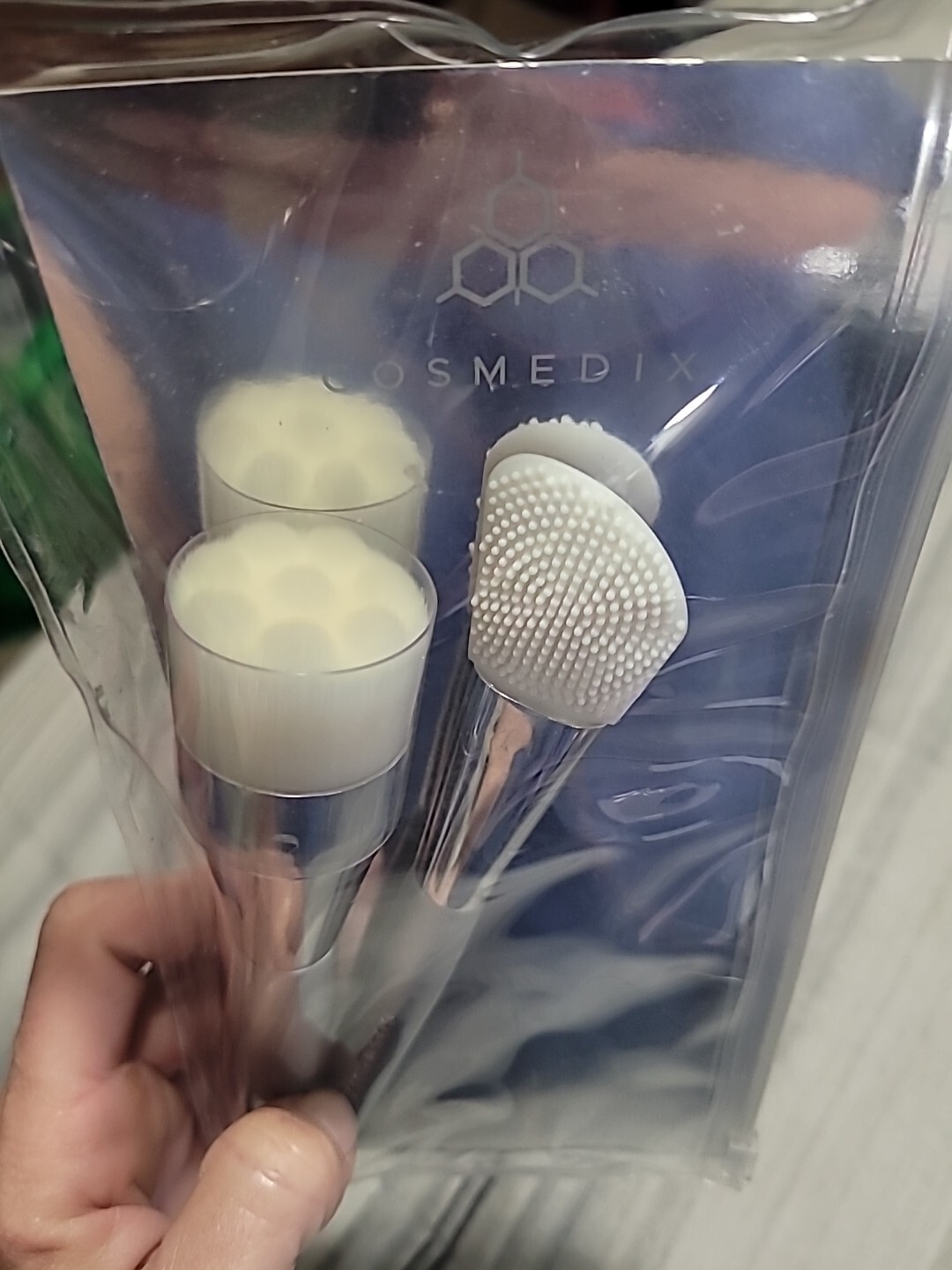 Cosmedix Cleansing Brush & Silicone Applicator Set MSRP $25 BNIB (package)