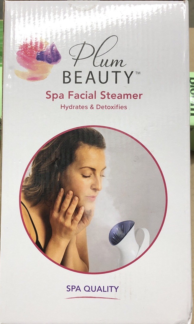 Plum Beauty Spa Facial Steamer Deep Cleaning Hydrates & Detoxifies Factory seal
