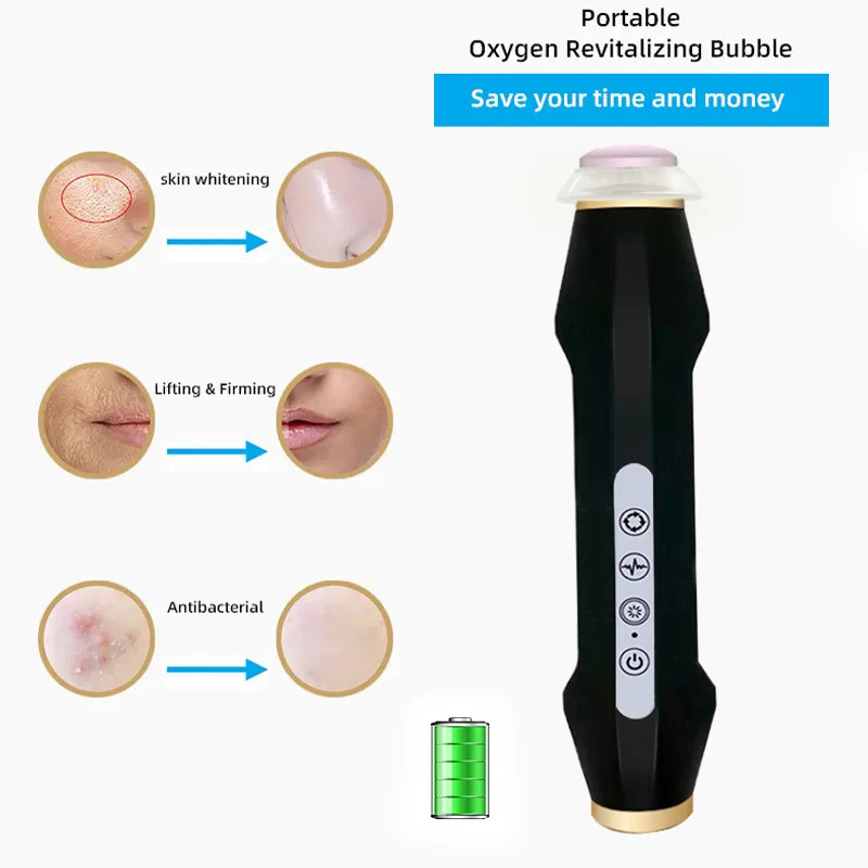 New CO2 Oxygen Bubble Device Exfoliate Oxygen Facial Machine Wrinkle Removal