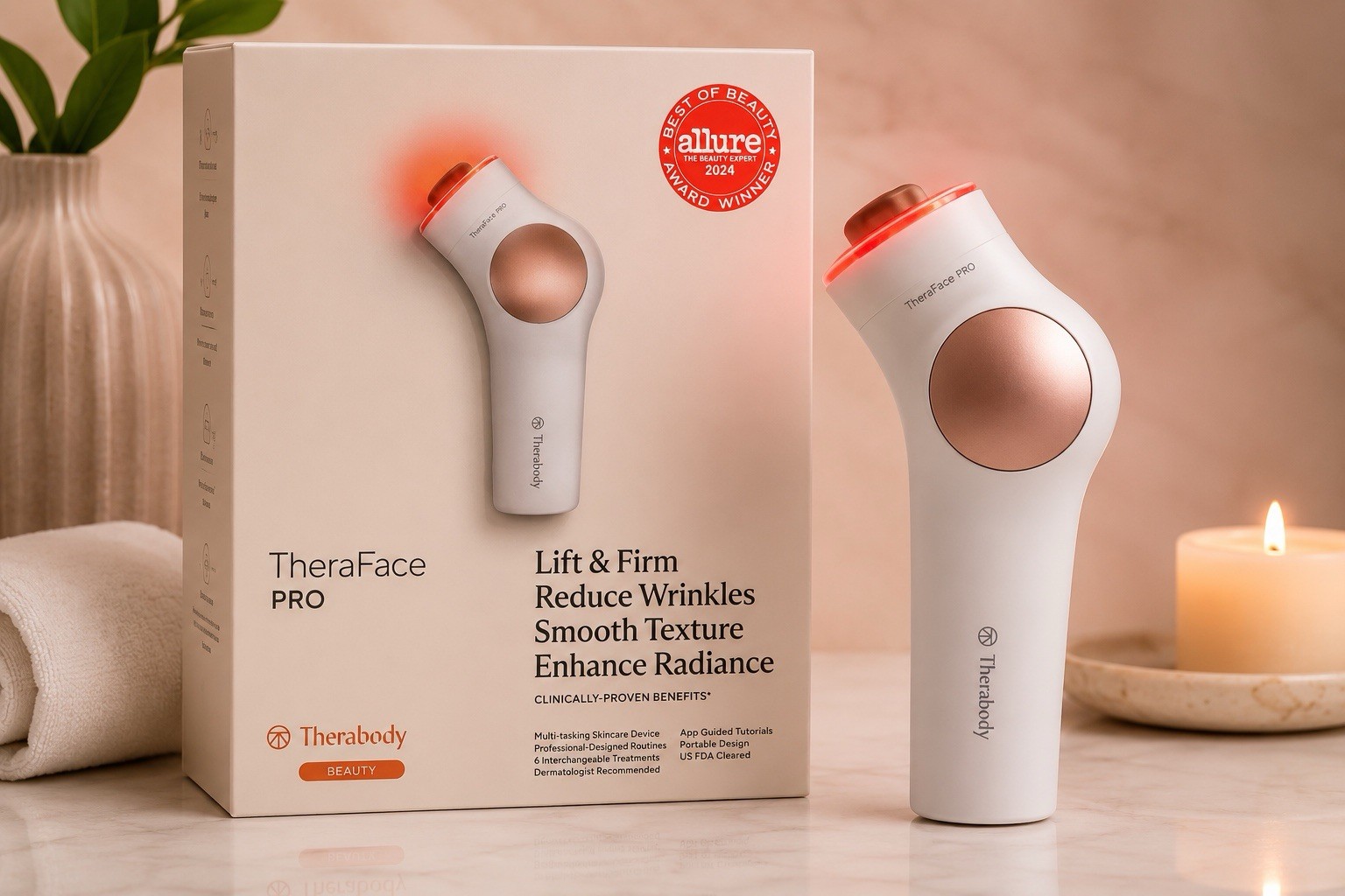 Therabody TheraFace PRO Facial Health Device LED Microcurrent BRAND NEW