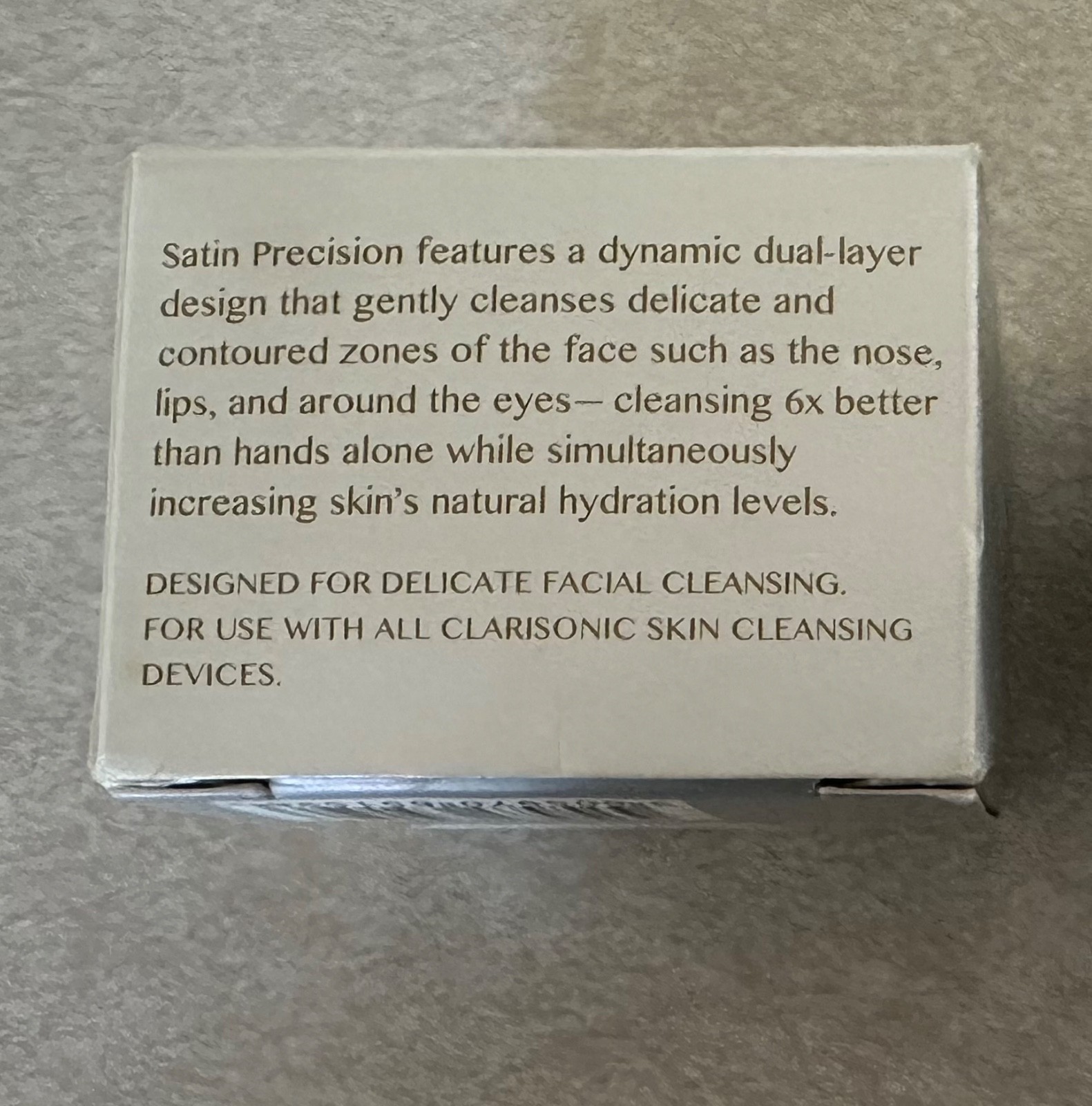 Clarisonic Luxe Cashmere Cleanse High Performance Facial Brush Head New