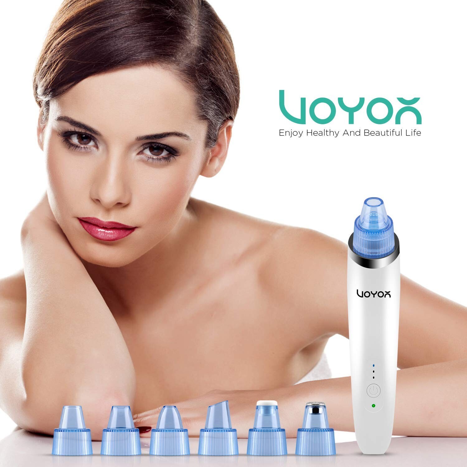 VOYOR Blackhead Remover Pore Vacuum – Electric Face Vacuum Pore Cleaner Acne …