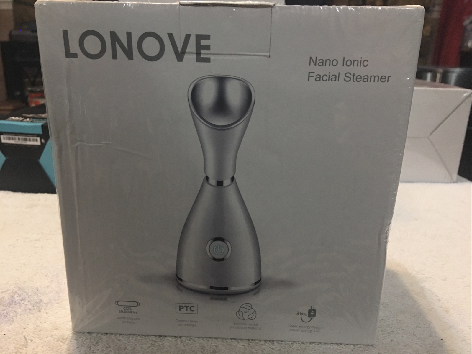 Facial Steamer Nano Ionic Face Steamer Lonove Facial Steamer Silver