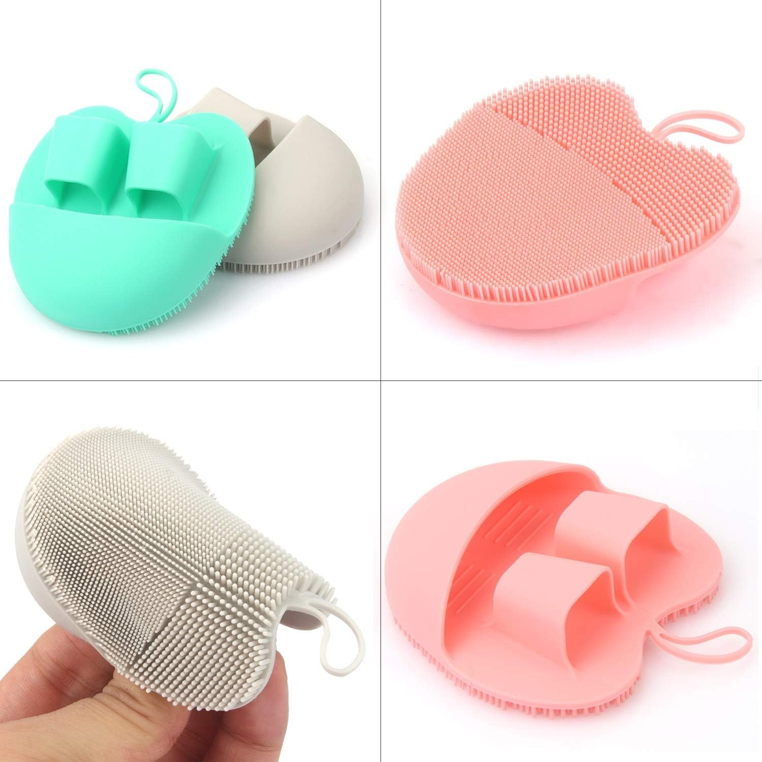 Exquisite Silicone Face Scrubber Set – Gentle Cleansing & Massage Essentials