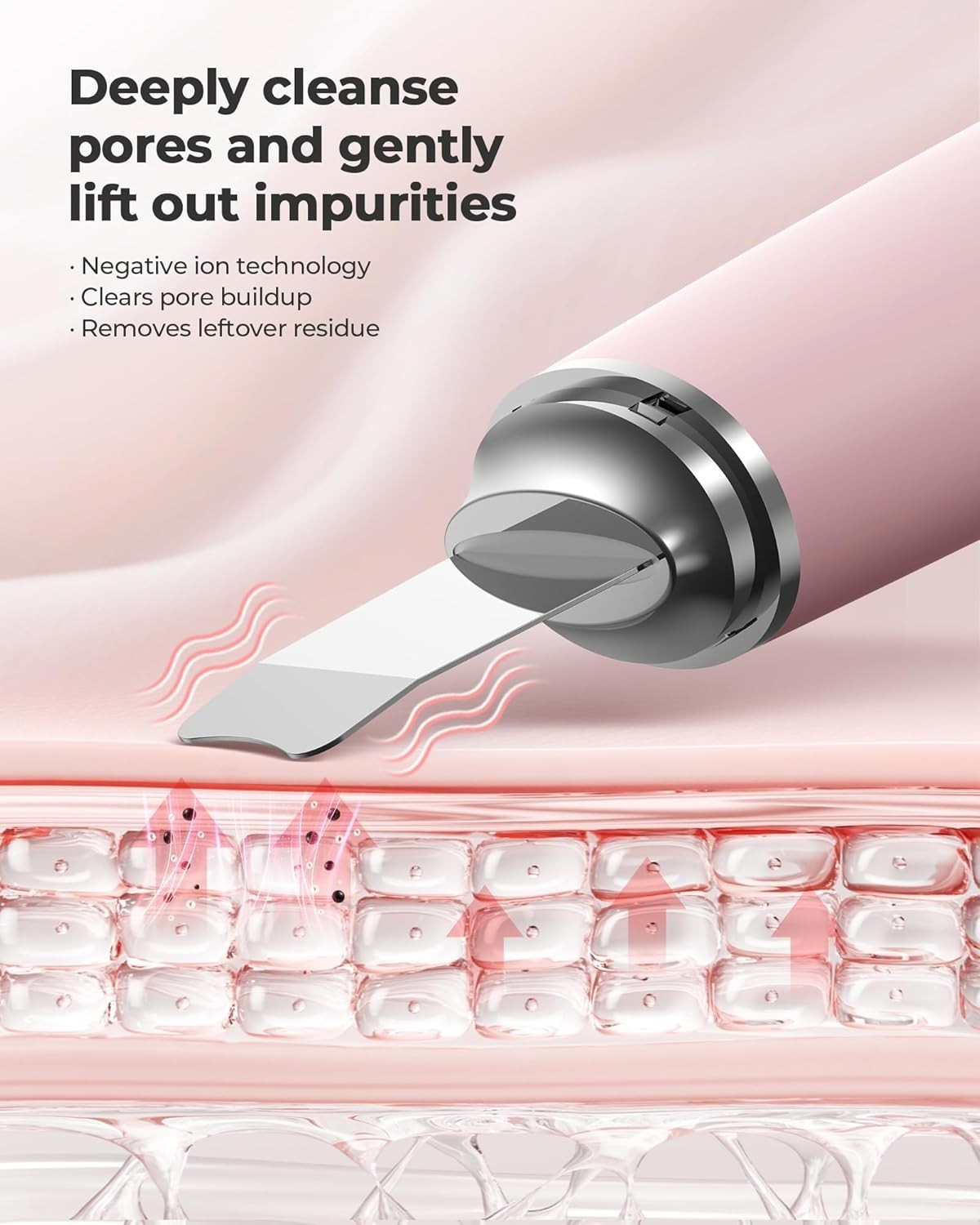 Facial Cleansing Brush & Massager, 2 in 1 Facial Skin Scrubber Waterproof