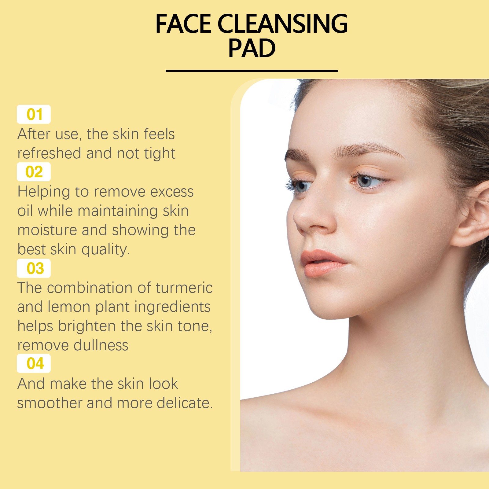Turmeric Ferulic Acid Cleansing Pads – ntly cleanses facial pores,