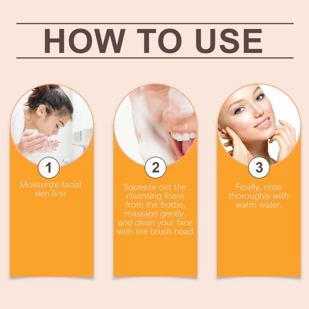 Turmeric Pore Firming Cleanser Cleansing Facial Grease Skin
