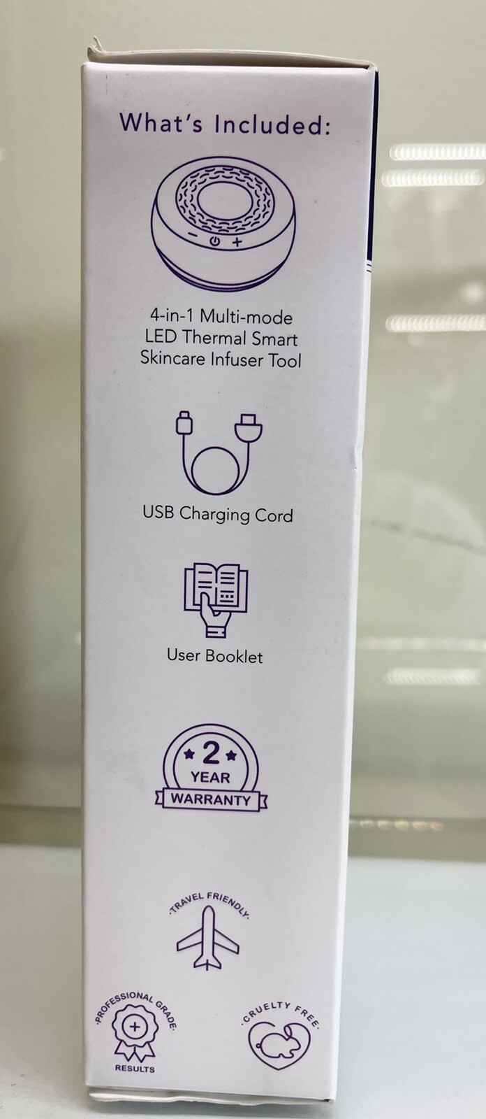 NURI Spa Science- LED Thermal Smart Facial Skincare & Mask Infuser. New-Open Box