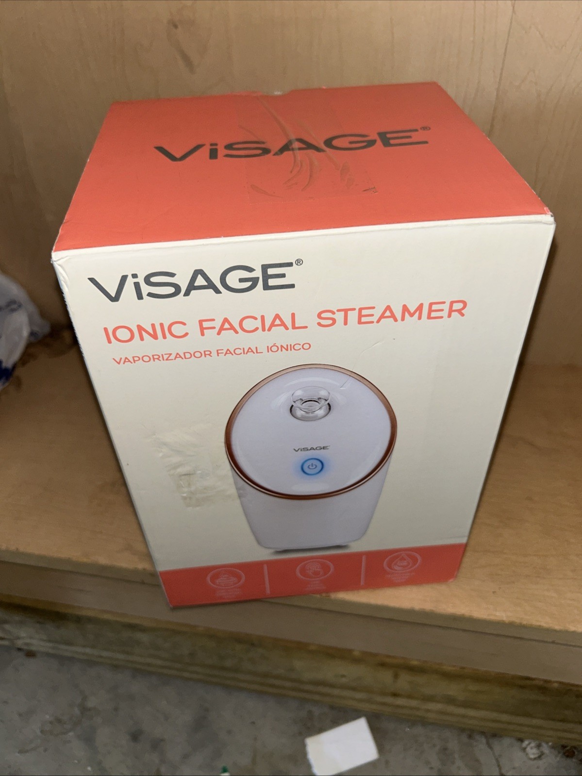 Visage MD18045 Ionic Facial Steamer All Skin Types Cleanse Hydrate Soften Skin