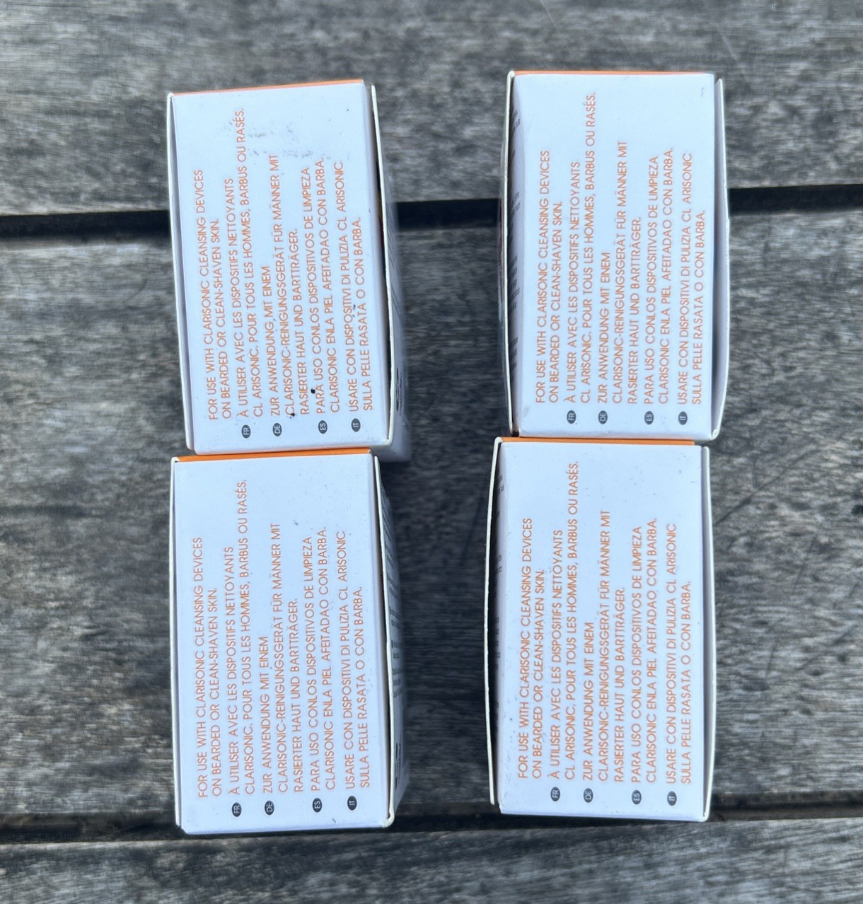NEW IN BOX 4- Packs Clarisonic Deep Pore Brush Head Replacement Enlarged Pores
