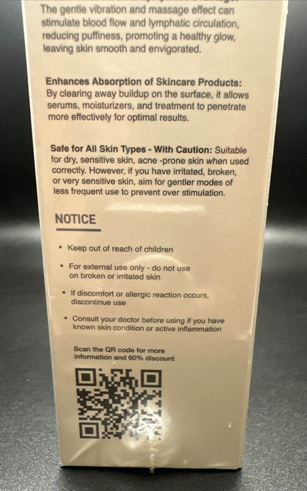 NEW SEALED DERMALACTIVES PureSkin + Cleansing Brush Facial Tool Device MSRP $130