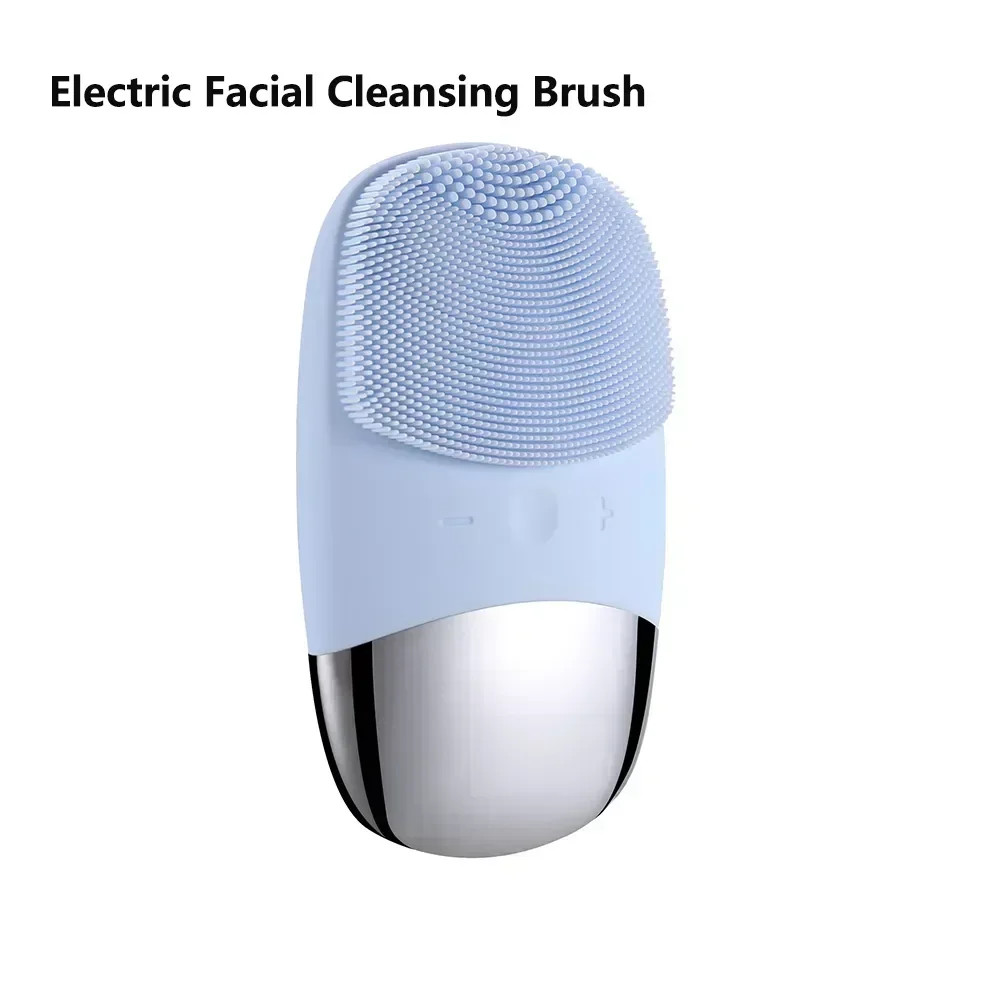 Electric Facial Cleansing Brush Silicone IPX7 Waterproof Facial Cleansing Brush