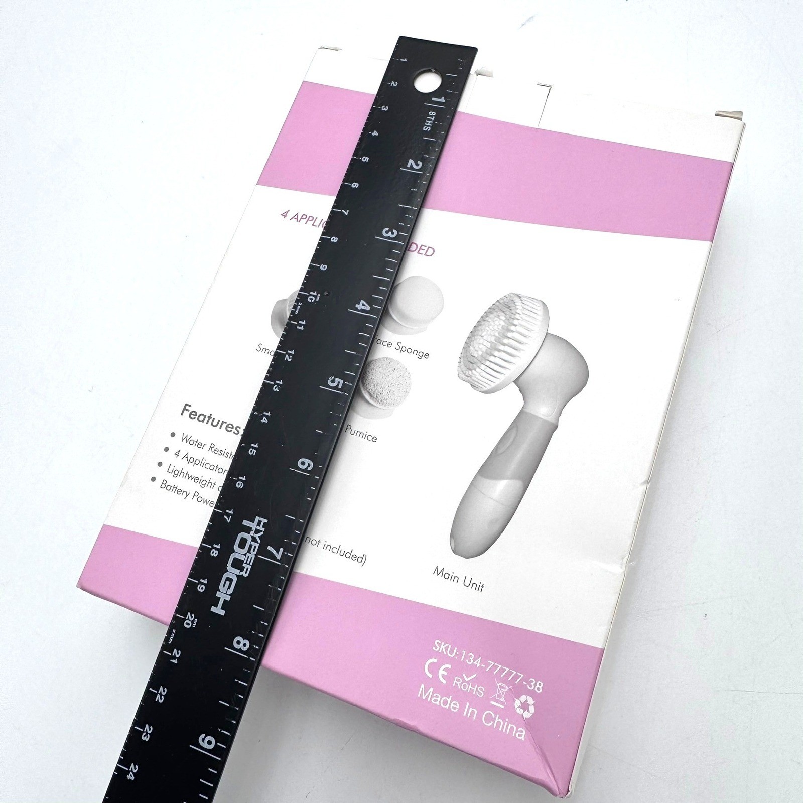 ELECHOMES NEW EB101 Waterproof Skin Cleaning System Facial Brush 4 Applicators