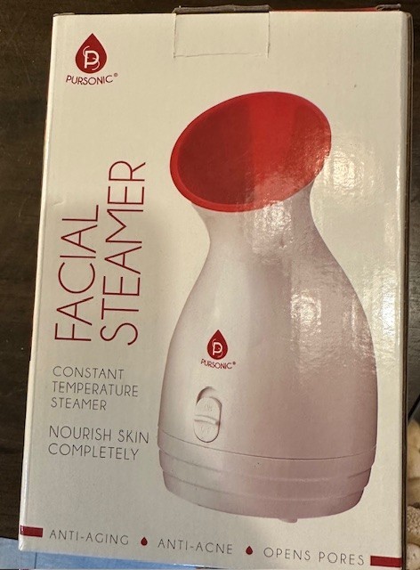 Pursonic Facial Steamer Hot Mist Moisturizing Spa Anti-Aging Anti-Acne Open Pore