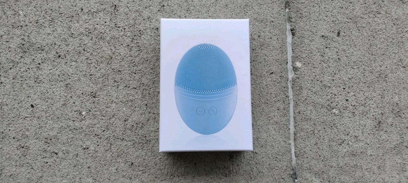 EZBASICS Sonic Face Brush, Waterproof, Blue, Model KD303, Opened Box!