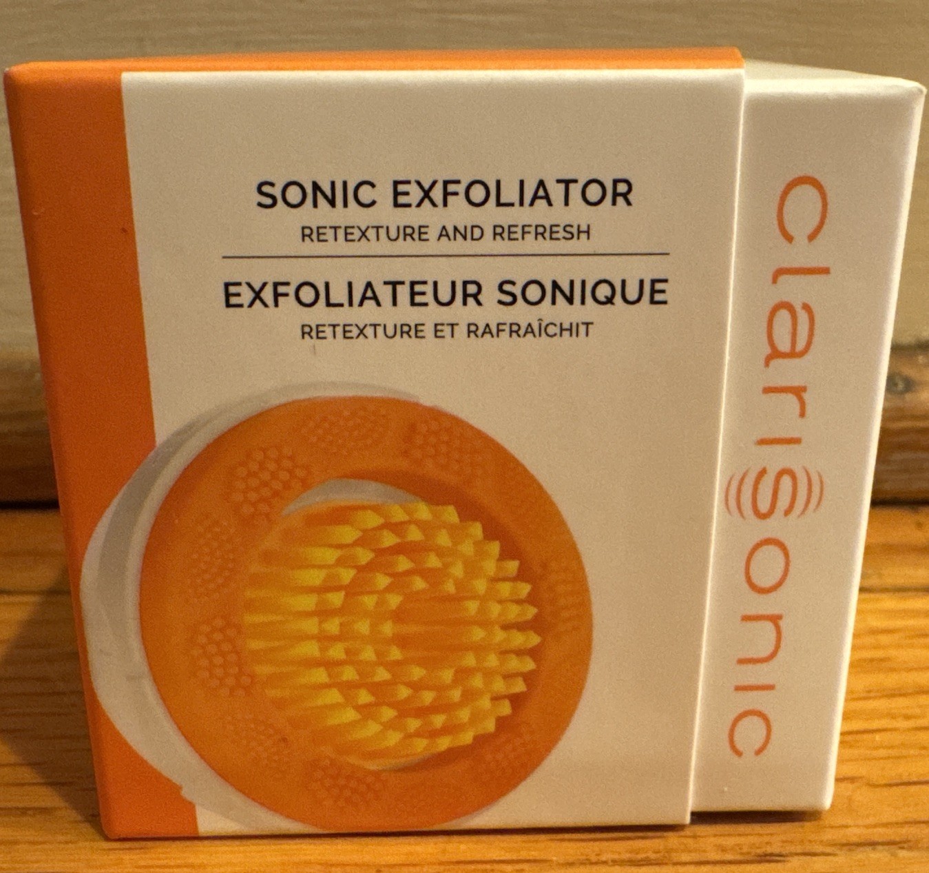 Clarisonic Sonic Exfoliator Retexture Refresh Replacement Brush Head Orange-New