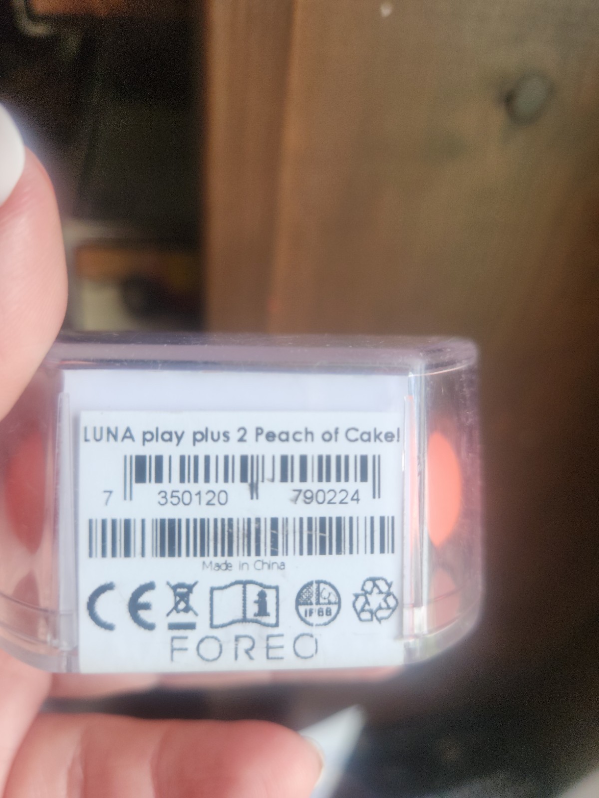 Foreo Sweden Luna™ Play Plus 2 Peach of Cake Facial Cleansing Massager NewSealed