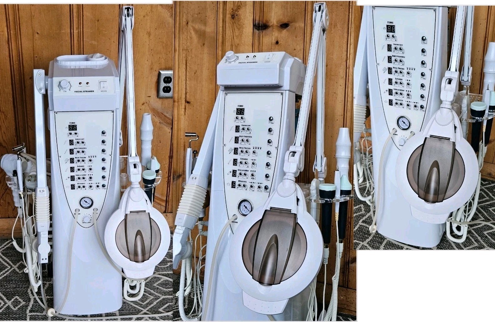 Yirenmei MultiFunction Facial Beauty Machine Steamer Mag Lamp Vacuum YM-NM1008