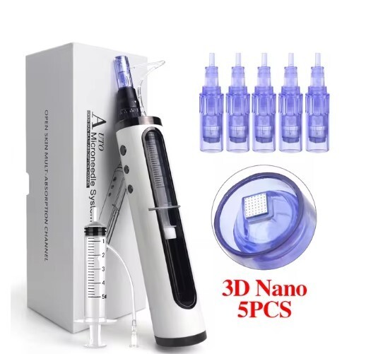 HIDRA ELECTRIC PEN NEEDLE PEN CARTRIDGE MICRONEEDLING BEAUTY CARE SKIN FACE