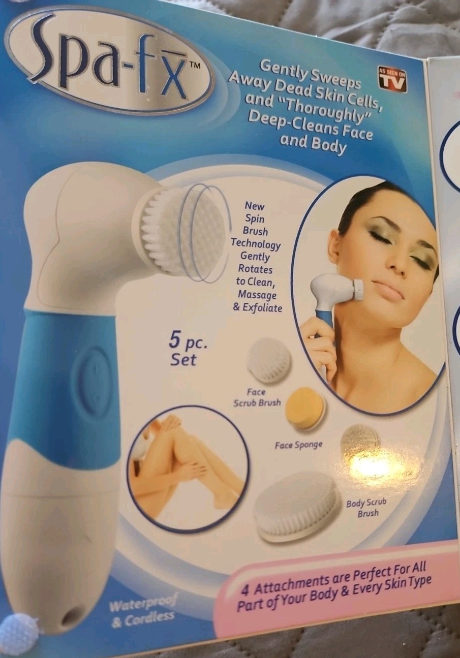 Spa-Fx Home Spa Treatment Deep Cleans Exfoliates Unclogs Pores Blackhead Scrub