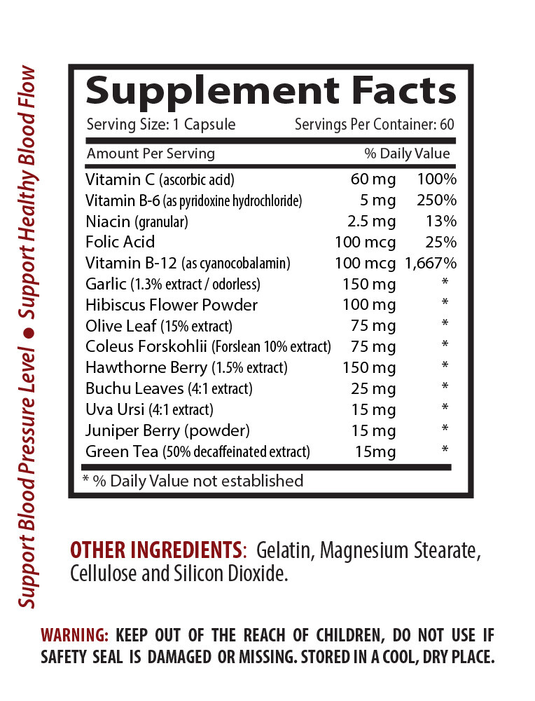Immune support pills – BLOOD PRESSURE CONTROL – olive leaf extract 2 Bottles