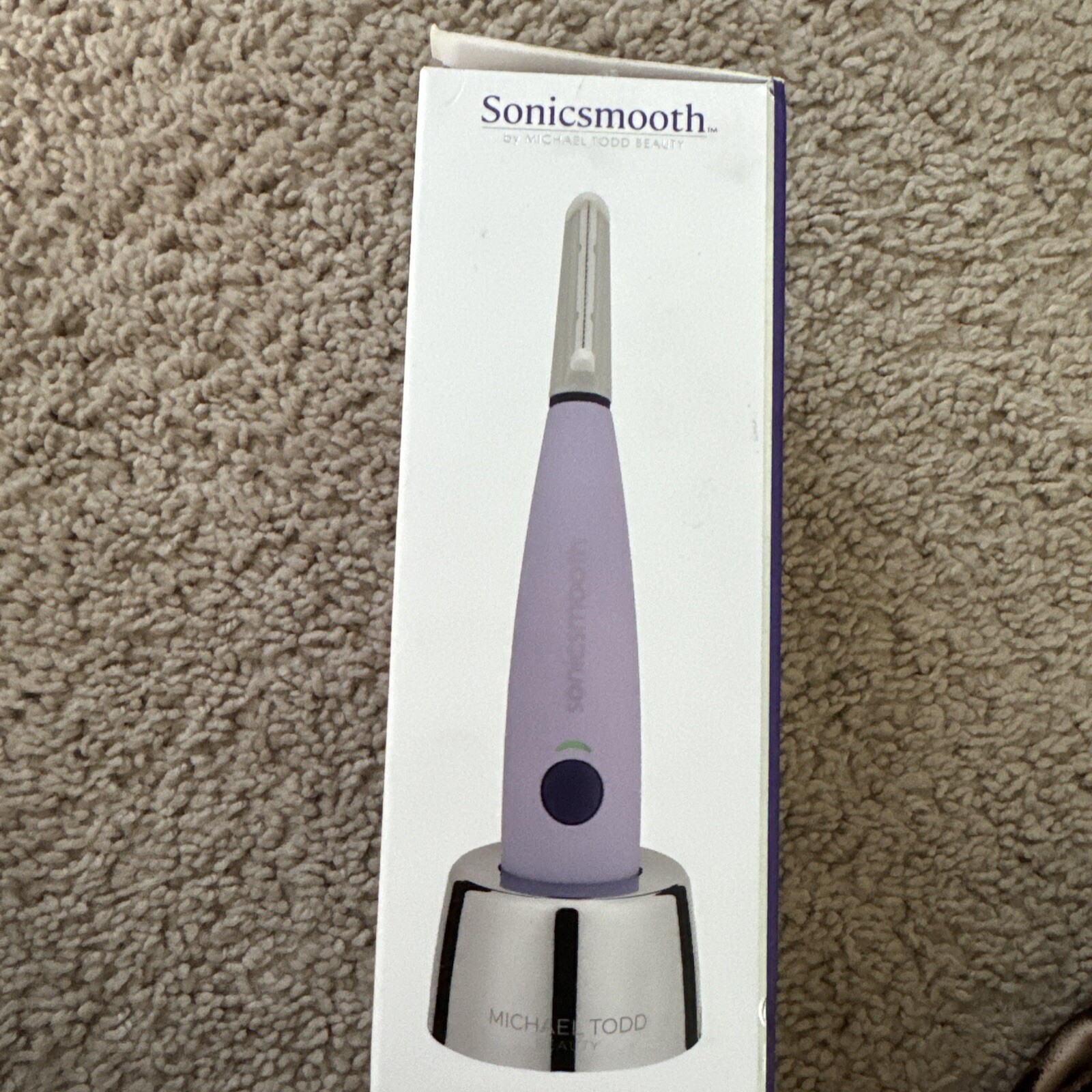 Michael Todd Sonicsmooth Dermaplaning System – Purple Open Box