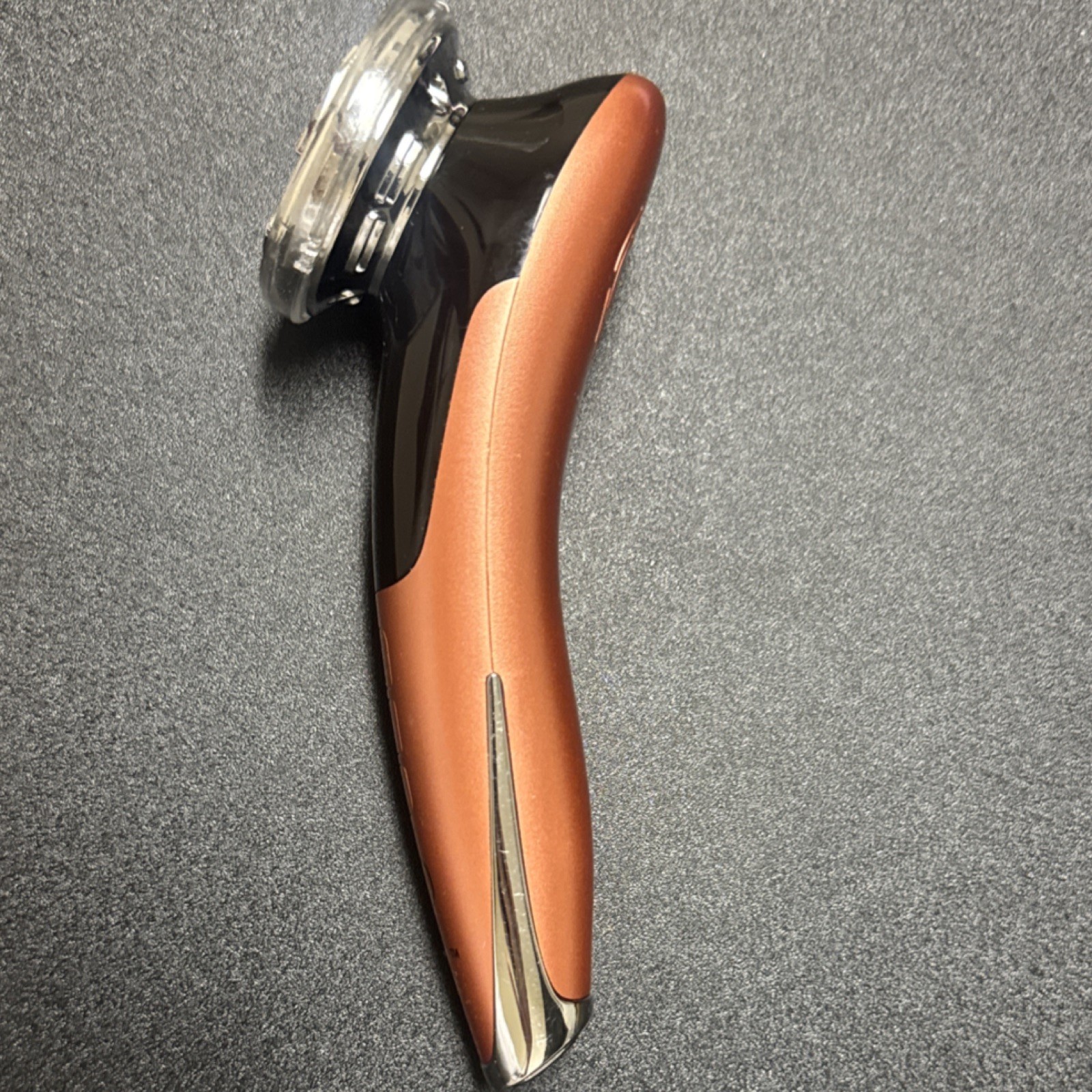 LPA Electric Facial Brush LED Copper Black Plastic Metal