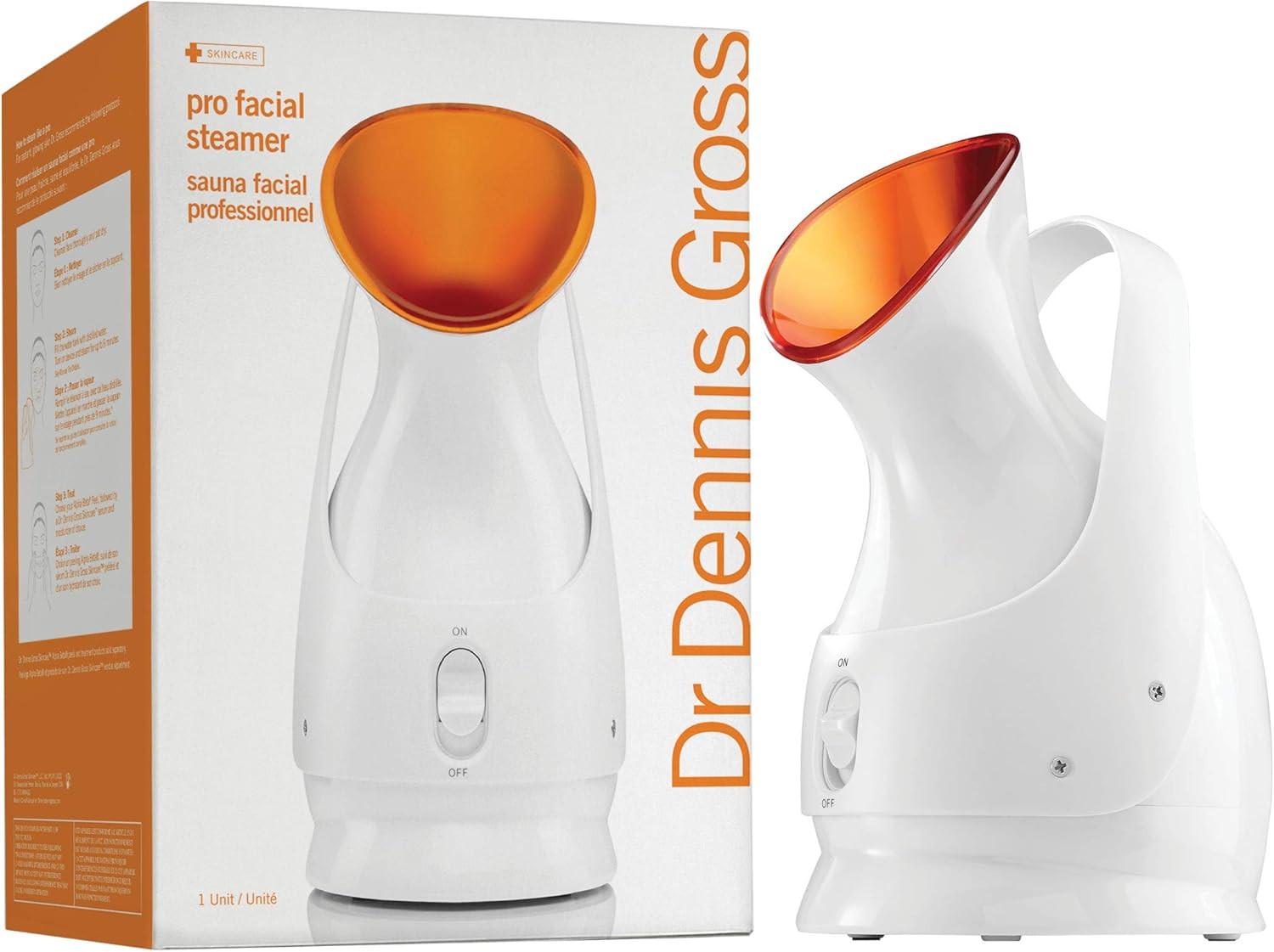 Dr. Dennis Gross Pro Facial Steamer for Facial Deep Cleaning: Infuse Skin with H