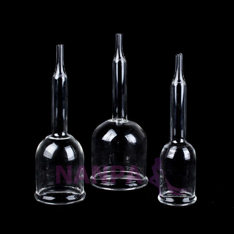 Clear Replacement Vaccum Cupping Glass Cup For The Vacuum Therapy Spray Machine