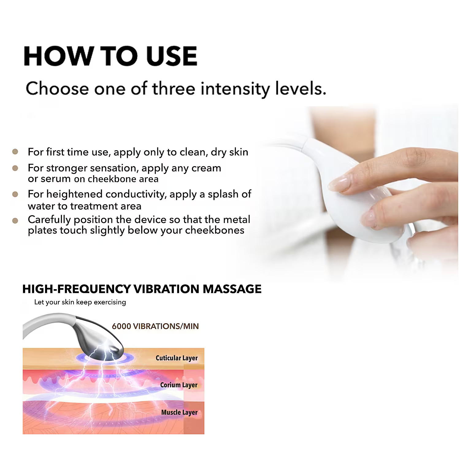 Luna’Mour LunaLift Microcurrent Slimming Facial Contouring Device Christmas