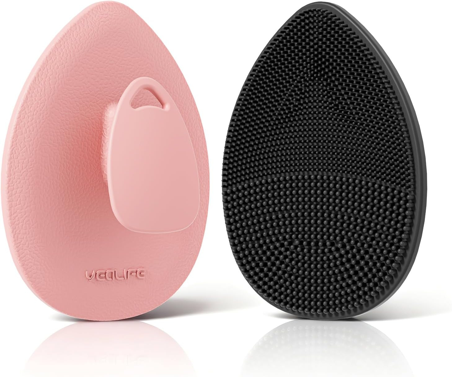 Silicone Face Scrubber 2 Pack, Manual Facial Cleansing Brush for Men and Wome…