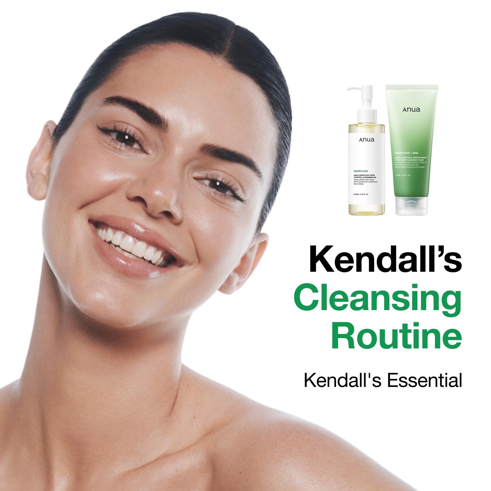 Anua Heartleaf Quercetinol Pore Deep Cleansing 5.07 Fl Oz (Pack of 1), green