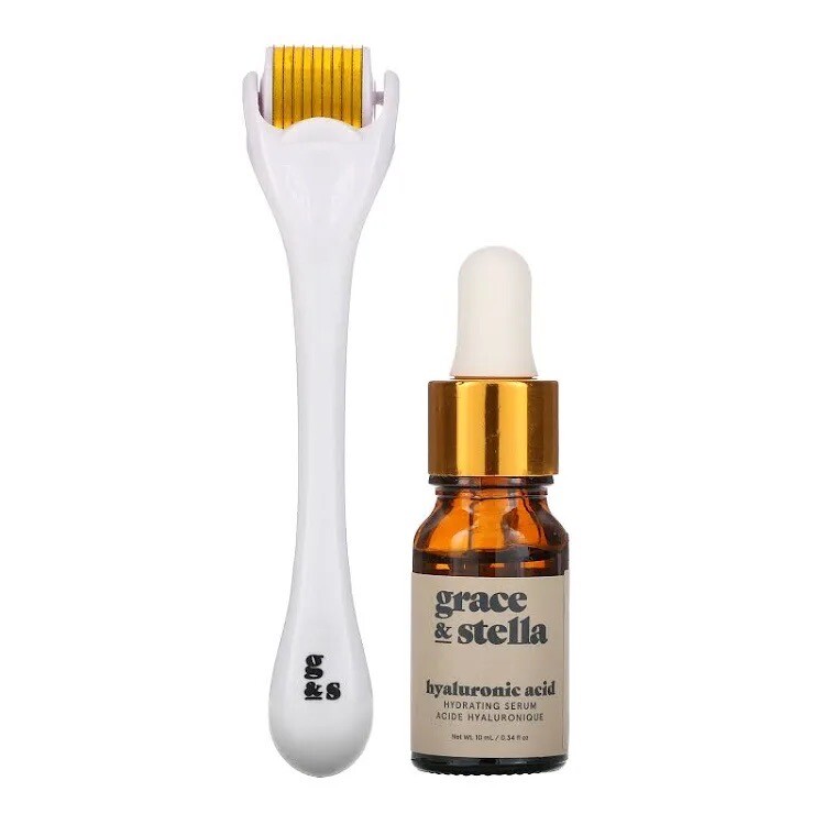 Microneedle Facial Roller Grace And Stella Just Roll With New In Box