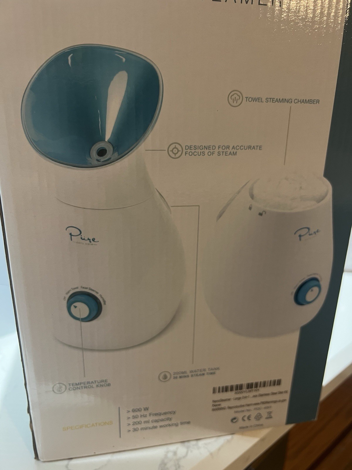 Pure Daily Care NanoSteamer Large 3-in-1 Nano Ionic Facial Steamer