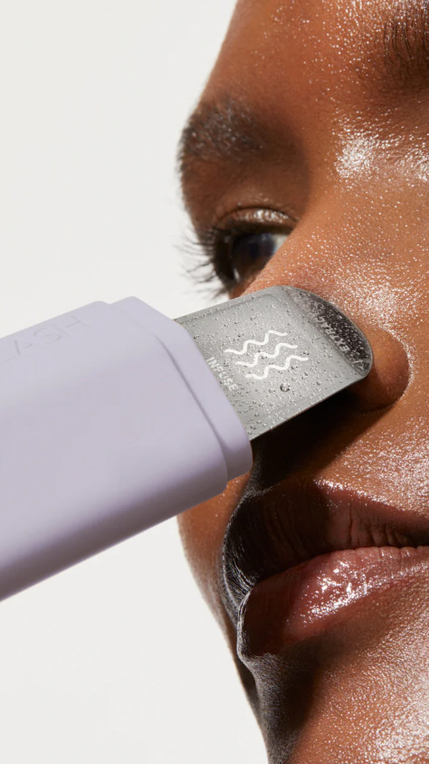 NEW DERMAFLASH DermaPore+ Ultrasonic Pore Extractor Lilac