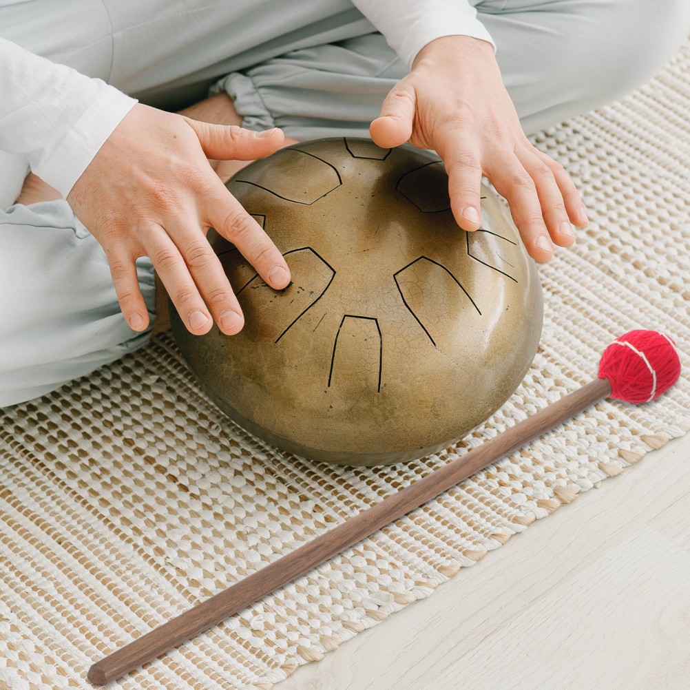 Wool Yarn Knocking Stick Small Percussion Instruments Sound Bowl Singing Parts