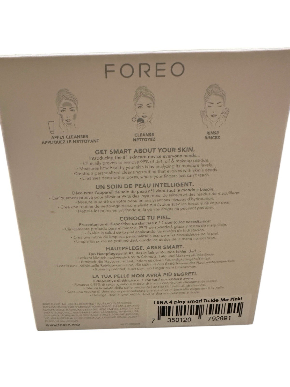 Foreo Luna 4 Play Smart Turquoise New In Pack