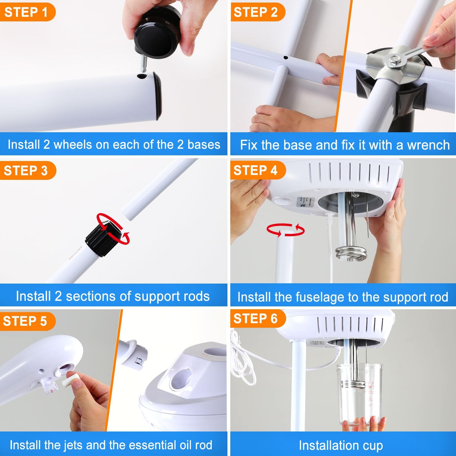 Professional Facial Steamer for Atomization Humidifier Atomizer, Adjustable H…