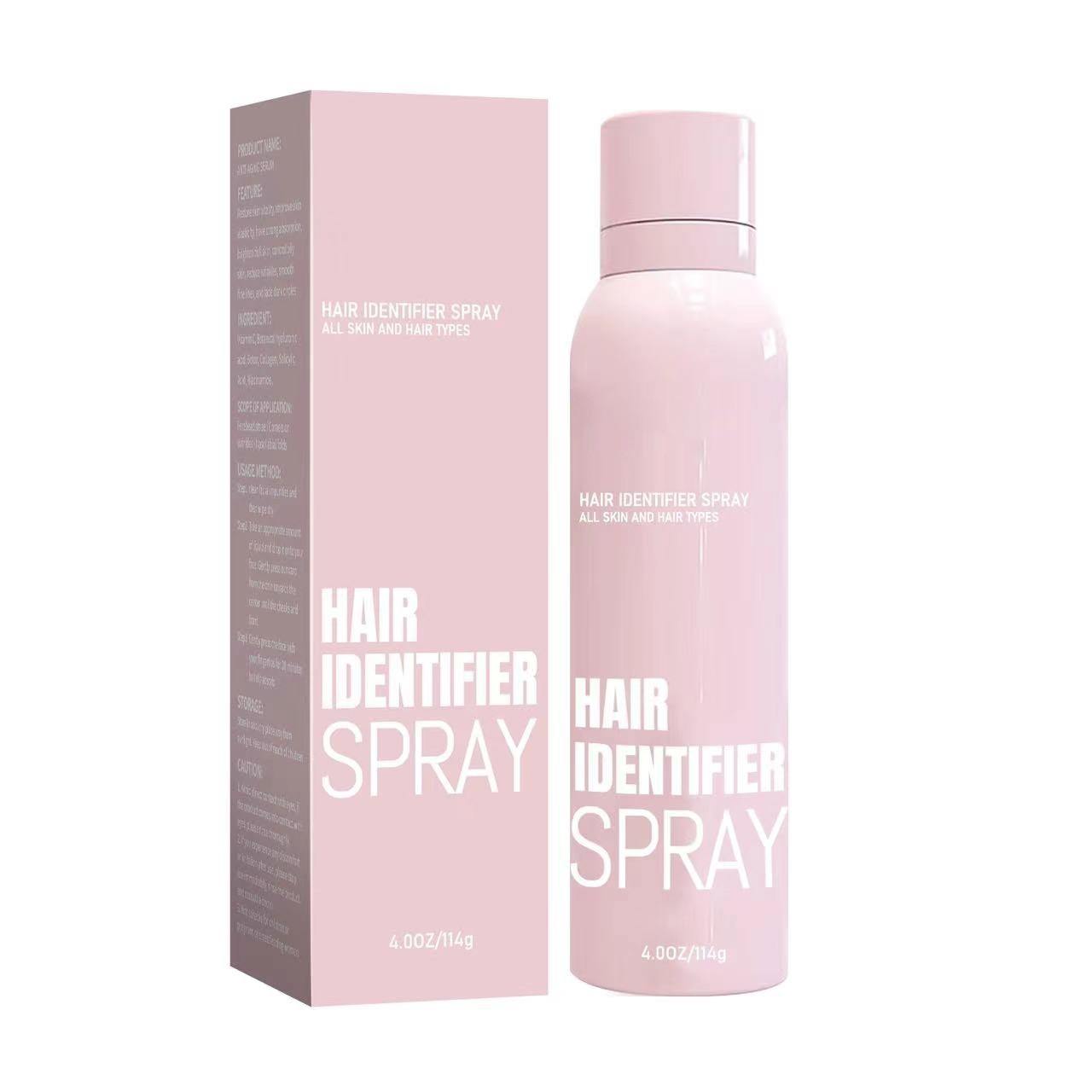 Hair Identification Spray Set, Face Shaving Moisturizing Grooming Kit