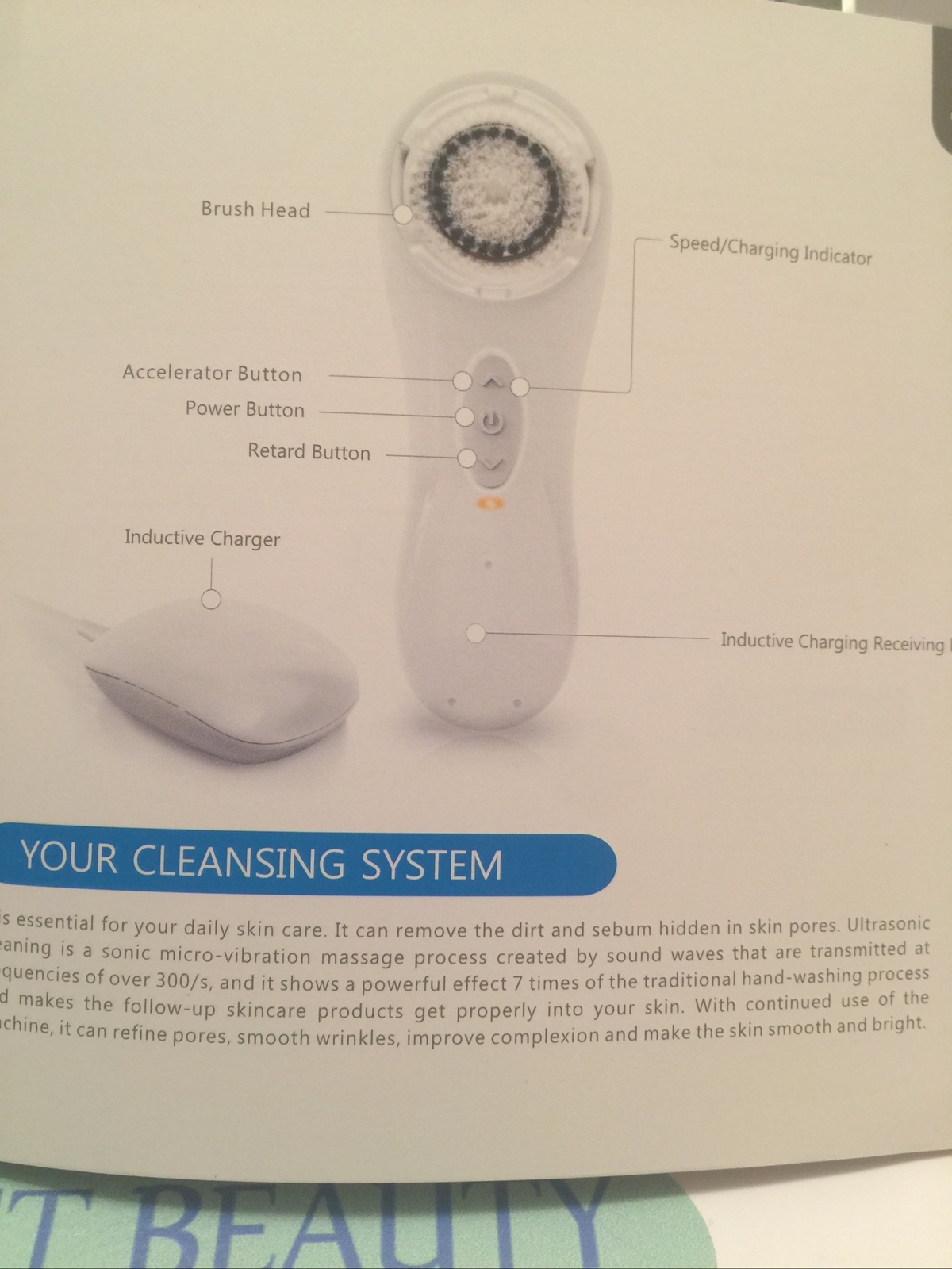 Vibrant Beauty Sonic Cleanser Bio Wave Beauty Device NEW FREE SHIP see photos