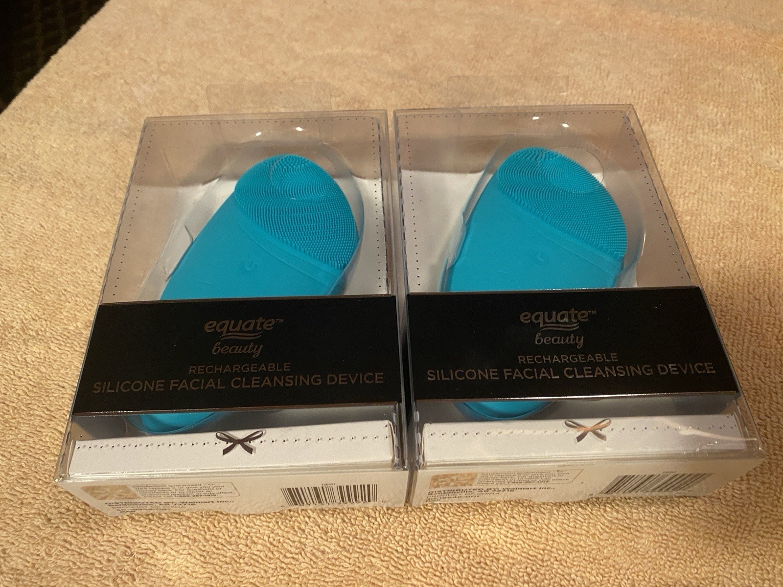 Equate Beauty Rechargeable Silicon Facial Cleansing Device – Set of 2