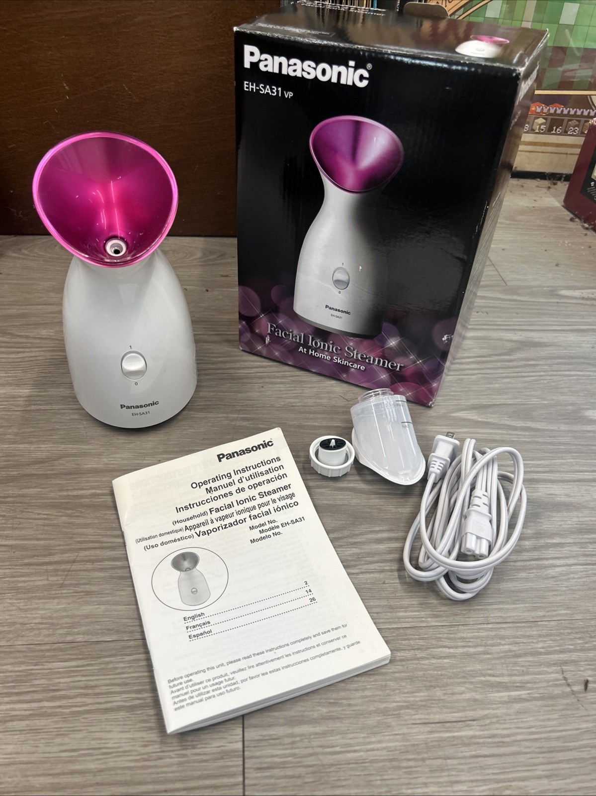 Panasonic EH-SA31-VP Nano Ionic Face Steamer Facial Humidifier Japan Brand New