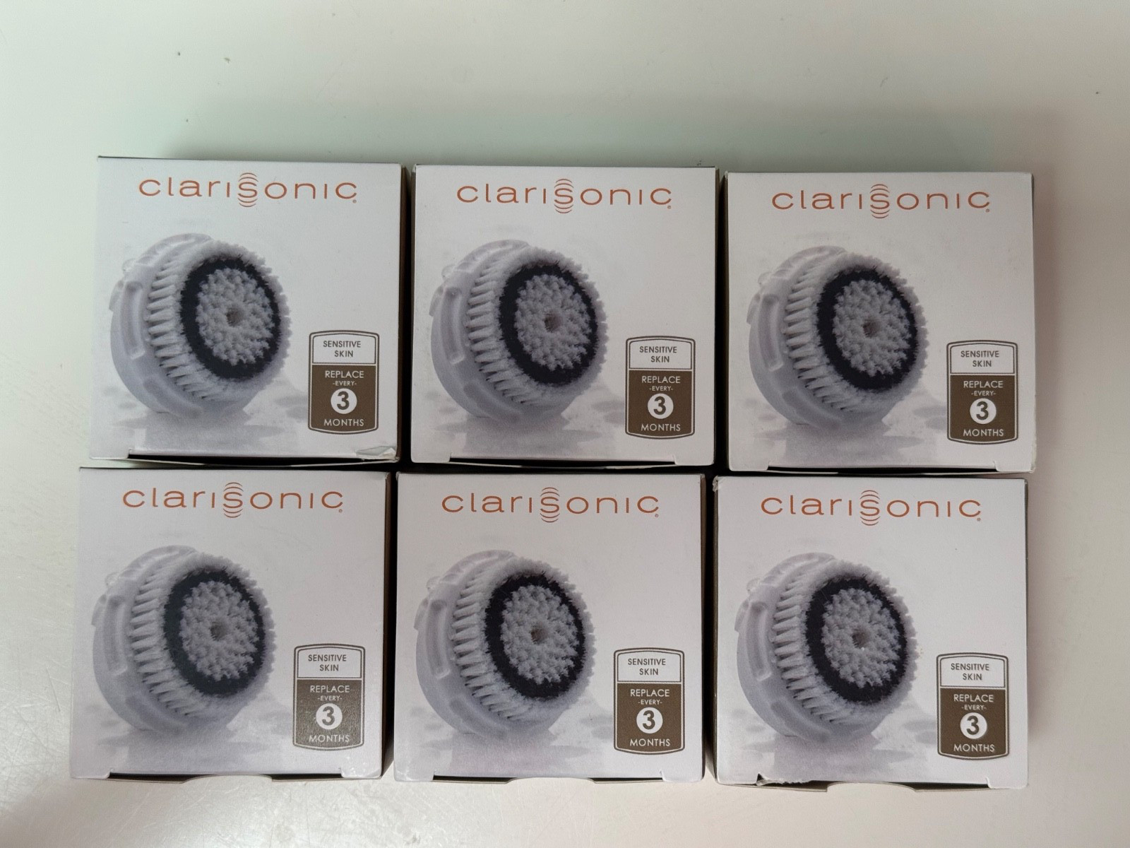 Clarisonic Brush Head Lot of 8 – Sensitive Skin – Deep Pore – Body Brush NIB