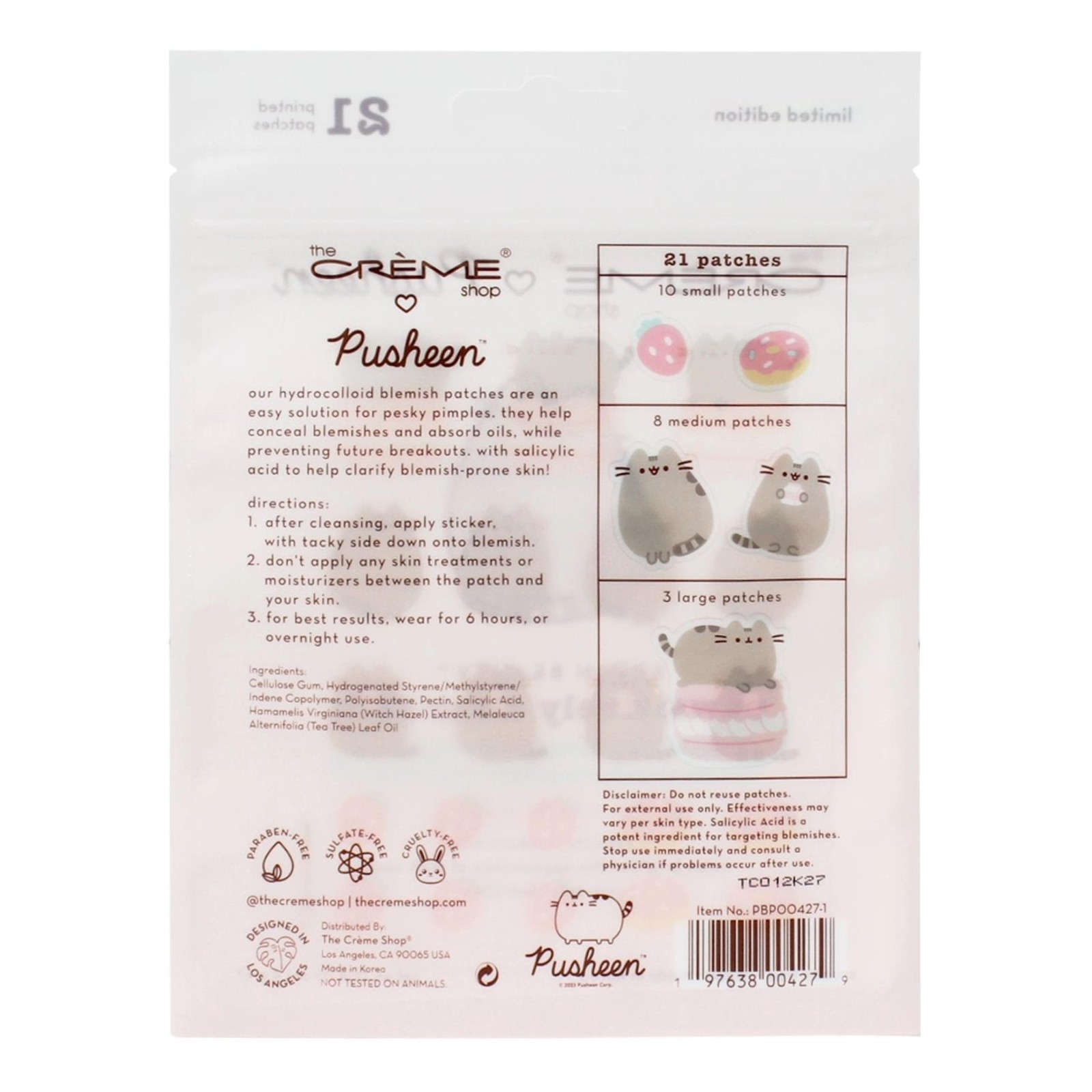 The Crème Shop X PUSHEEN KLEAN BEAUTY Pawsitively Clear Skin Infused…